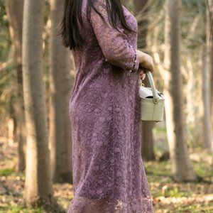 Large size women's dress temperament